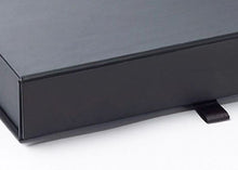 Load image into Gallery viewer, Black A6 Luxury Slimline Magnetic Gift Box detail

