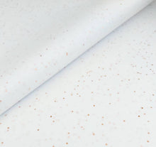 Load image into Gallery viewer, Luxury White Tissue Paper with Rose Gold sparkle 5 sheets
