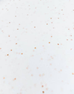 Luxury White Tissue Paper with Rose Gold sparkle 5 sheets